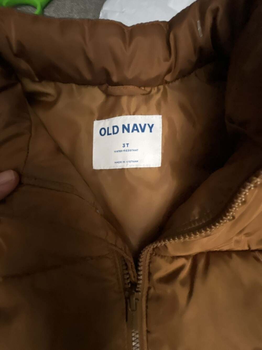 Old Navy Toddler Water-Resistant Puffer Vest - Tan